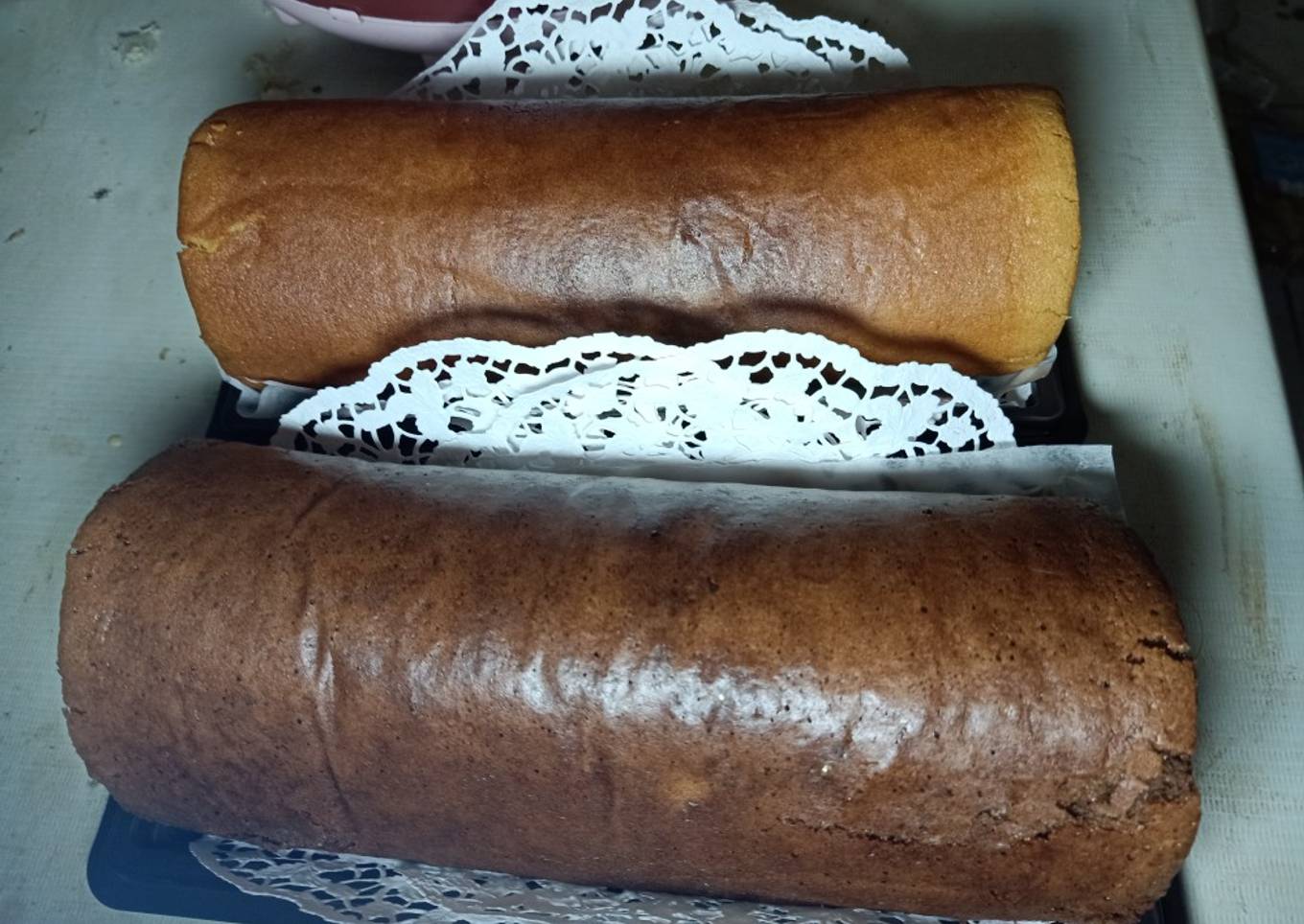 Bolu gulung coklat