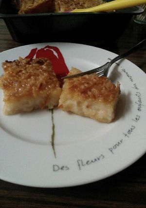 A picture of Cassava Cake.