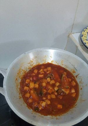Foto resep Sarden tahu dadu❤