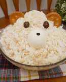Adorable Peanut Milk Shaved Ice Bear