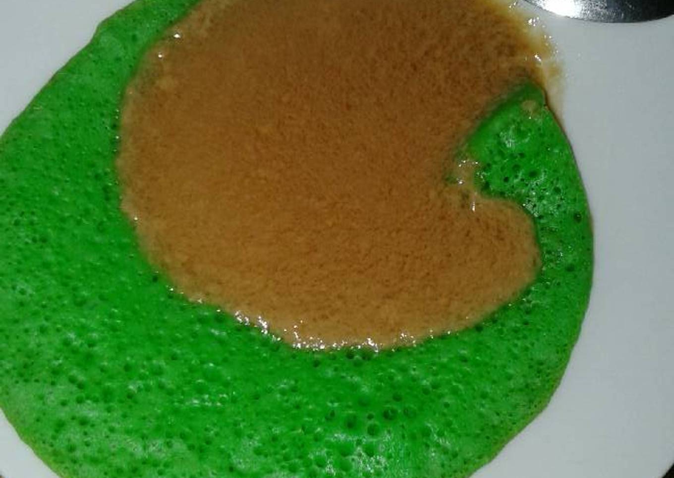 Serabi pandan kuah