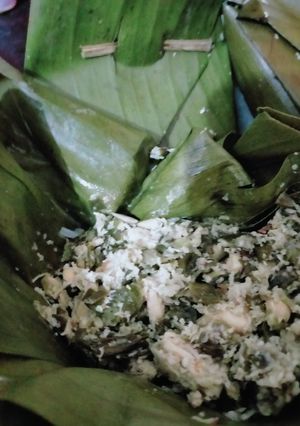 Foto resep Botok daun bawang merah