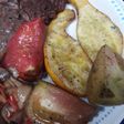 Grilled Tomatoes and Yellow Crook-necked Squash