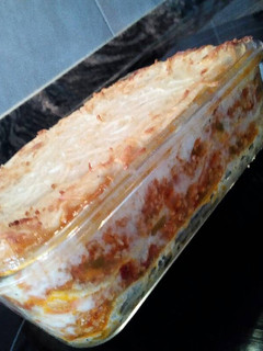 Una foto de Lasaña casera a la boloñesa