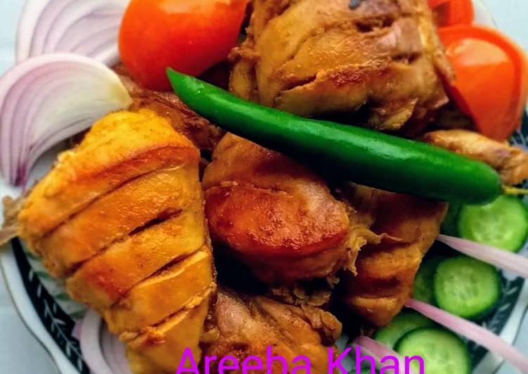 Simple Way to Prepare Perfect Tandoori Chicken without oven