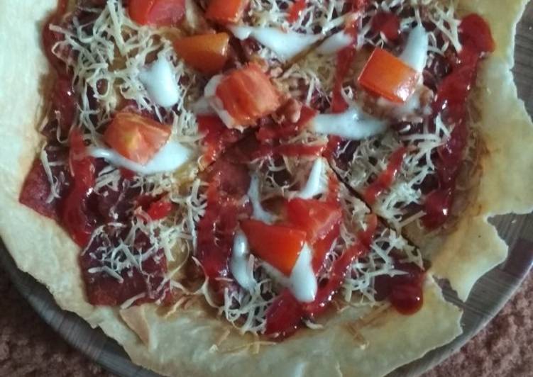 Resep Pizza tortila yang Enak