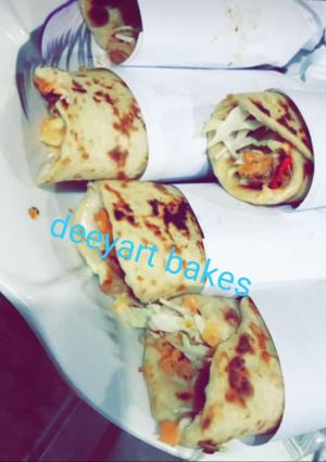 A picture of Shawarma.