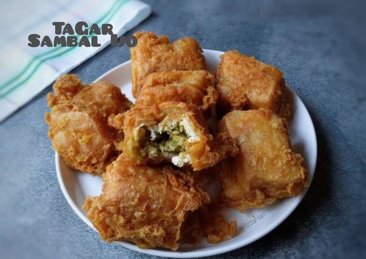 step by step Membuat TAGAR (Tahu Garing) Sambal Ijo yang Menggugah Selera