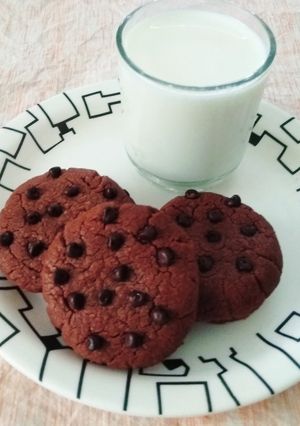 A picture of Nutella Chocolate chip Cookies.