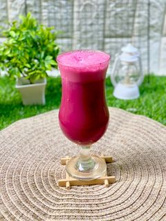 Beetroot milk shake ainihin hoton girkin