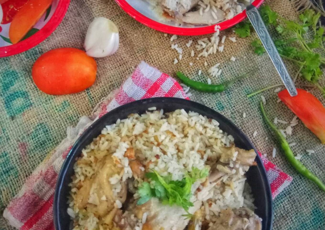 Creamy White Chicken Pulao