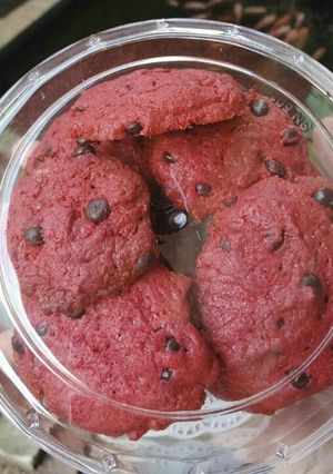 Foto resep Red velvet cookies #BikinRamadanBerkesan