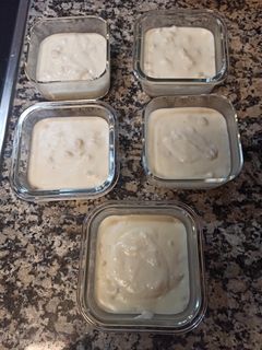 Una foto de Masa de croquetas con pechuga de pollo y harina de arroz - sin gluten ni lactosa