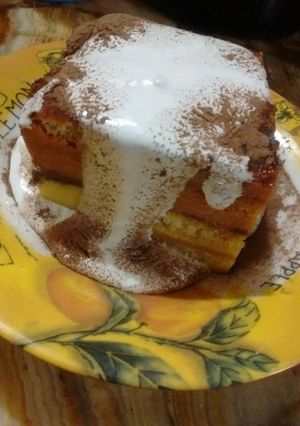 Una foto de Tiramisu pobre