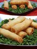 Fried cheese rolls - rakakat bi jibneh