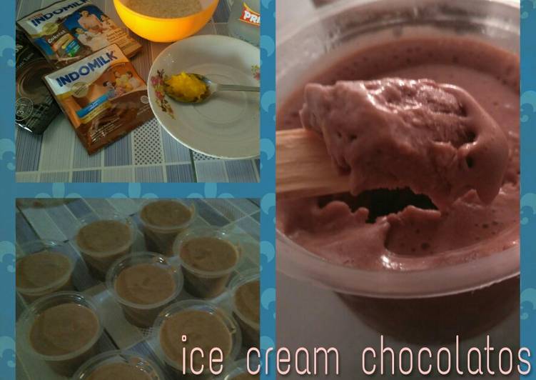 Cara Gampang Menyiapkan Ice Cream Chocolatos(anti gagal), Bisa Manjain Lidah