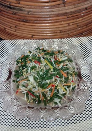 Foto resep Tumis Kacang Kecambah Wortel Daging Cincang Jeruk Limo