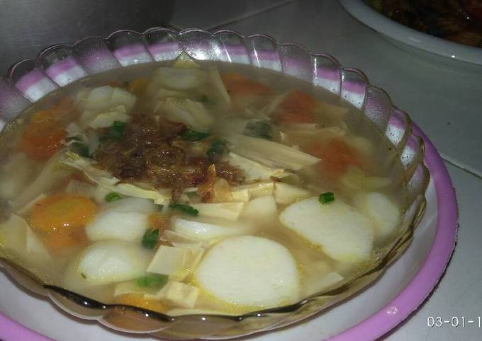 Resep Sop Kembang Tahu Oleh Vv F Cookpad