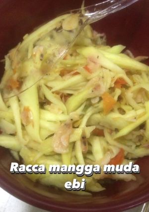 Foto resep Racca ebi mangga muda
