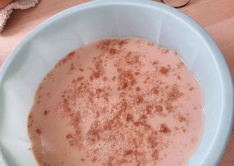 Cara Gampang Membuat Pudding milk biscuit 🧋 Anti Gagal