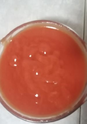Una foto de Coulis de guayaba