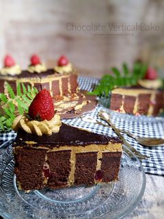 Foto resep Chocolate Vertical Layer Cake