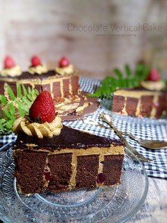 Foto resep Chocolate Vertical Layer Cake