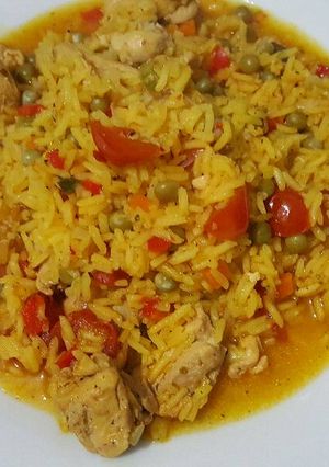 Una foto de Arroz con pollo