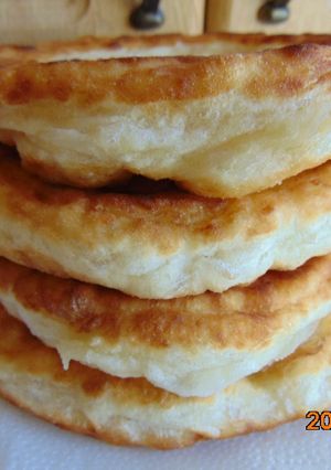 Kovászos lángos recept fotója
