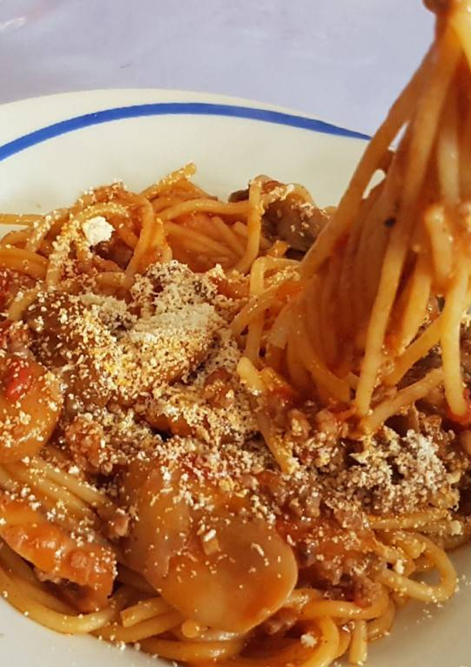 Una foto de Pasta con carne