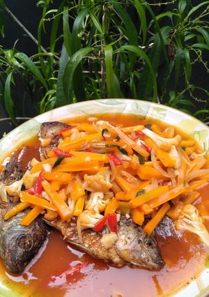 Foto resep Ikan nila asam manis