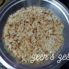 A picture of Sun Dried Cooked Rice.