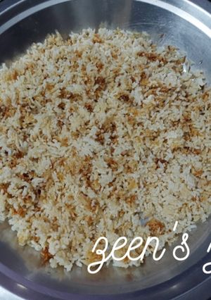 A picture of Sun Dried Cooked Rice.