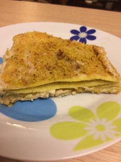A picture of Pistachio Lasagna.