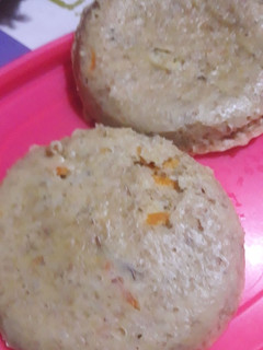 Una foto de Budín de avena 3' microondas