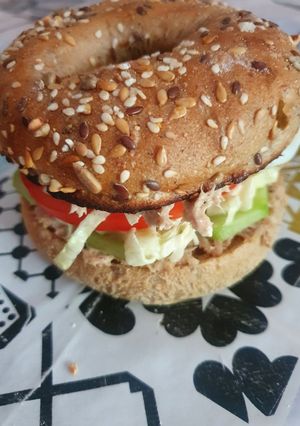 Une photo de Bagel complet