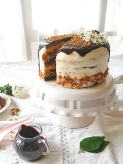 Somlói galuska torta recept fotója