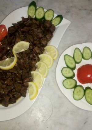 صورة لوصفة سوده دجاج او قلوب الدجاج