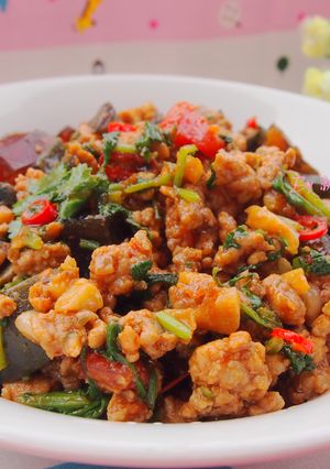 香根皮蛋炒肉末 的食譜成品照片