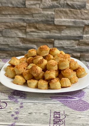 Sajtos pogácsa recept fotója