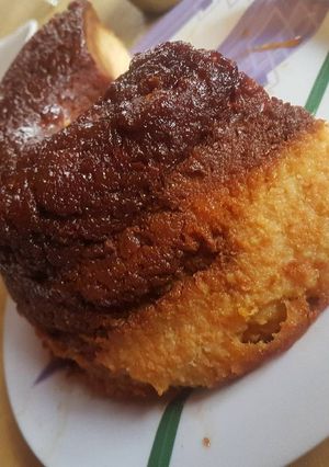 Una foto de Budín de pan ceserito