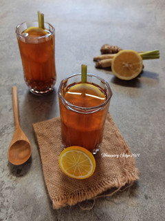 Foto resep Teh Serai Jahe Lemon Madu