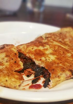 লাল শাক অমলেট (Lal Saak Omelette in Bengali Recipe) রেসিপির প্রধান ছবি