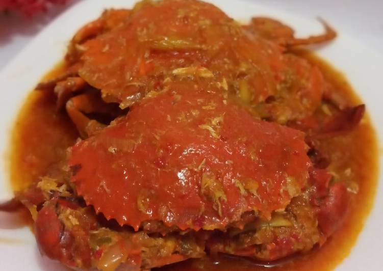 (01) Kepiting saus Padang pedas