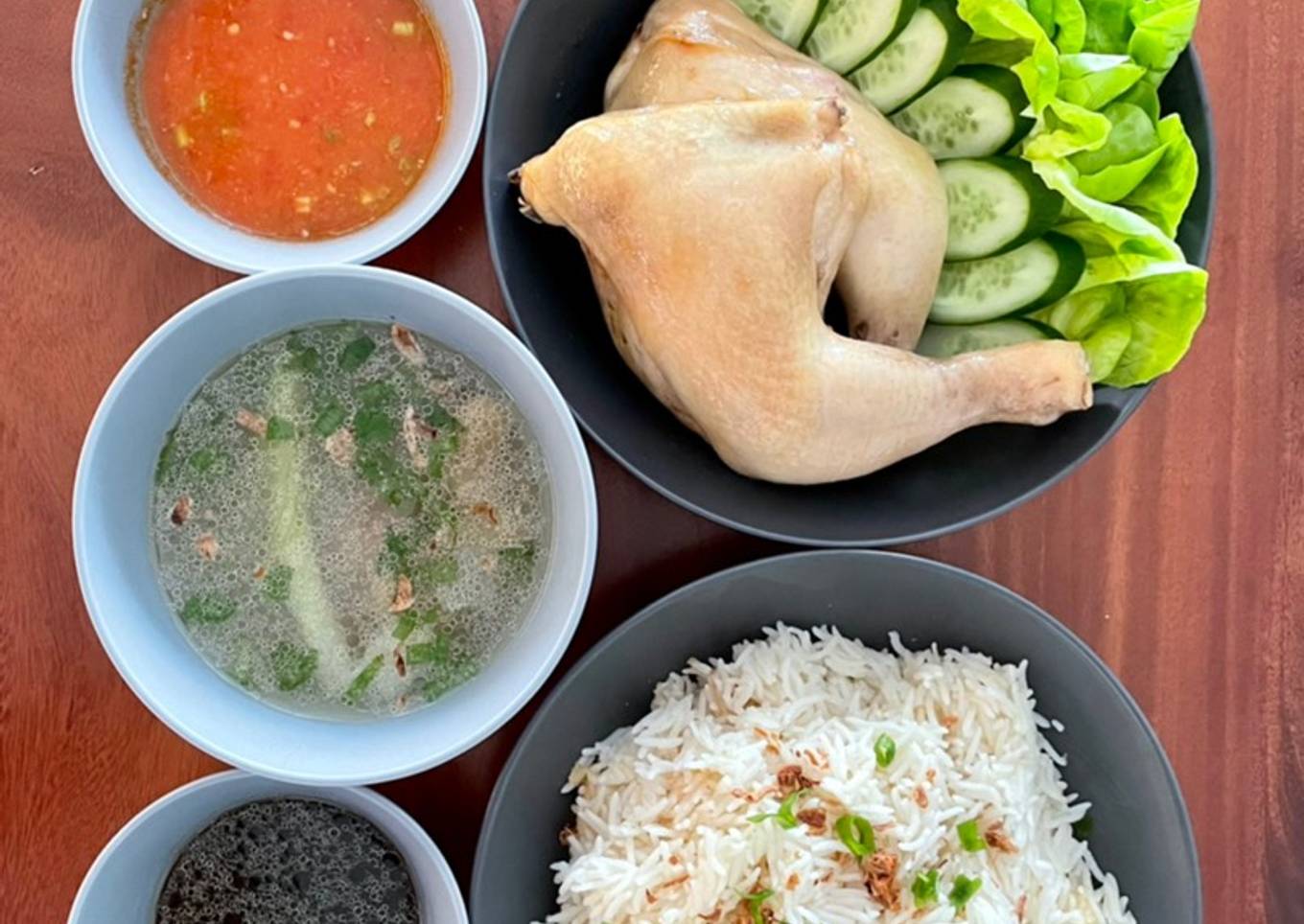 Hainanese Chicken Rice