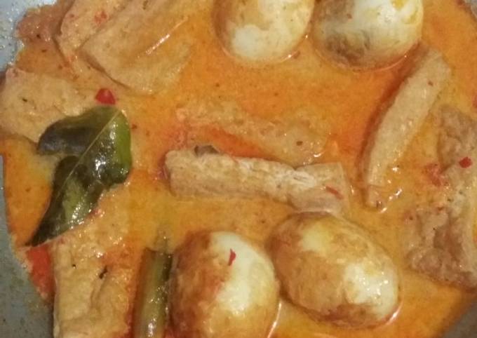 Ternyata ini lho! Cara gampang bikin Telur tahu bumbu merah dijamin sempurna