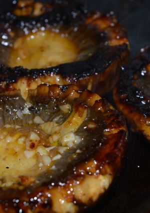 Una foto de Portobellos  a la plancha