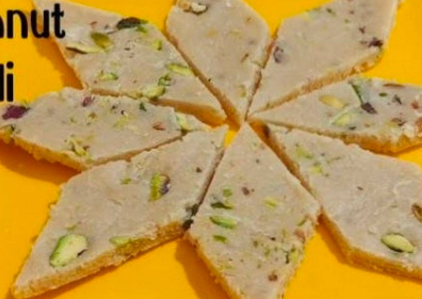 Delicious Peanut katli Recipe peanut Barfi