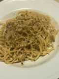 Spaghetti in padella 44 Brie e pepe