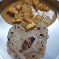 Paneer potato kurma recipe 😋 A picture of Paneer potato kurma recipe 😋.